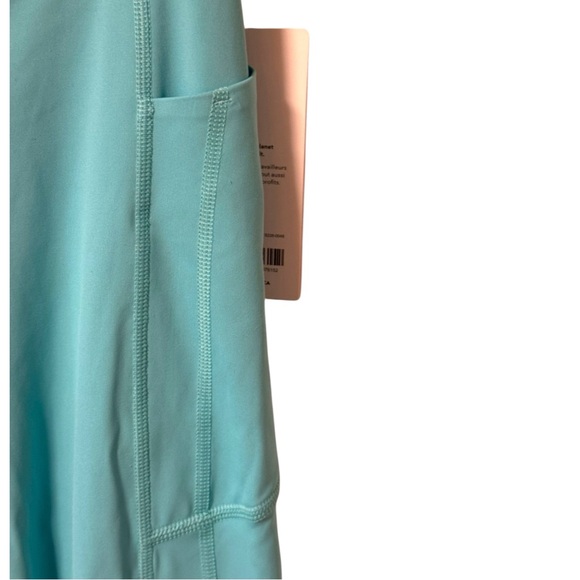 ATHLETA Ultimate Stash II Capri in Aqua Blue Leggings Womens Small Turquoise - Picture 4 of 9